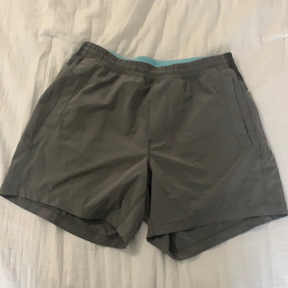 Bird Dog Shorts, grey/blue, Large/Short (7” inseam)